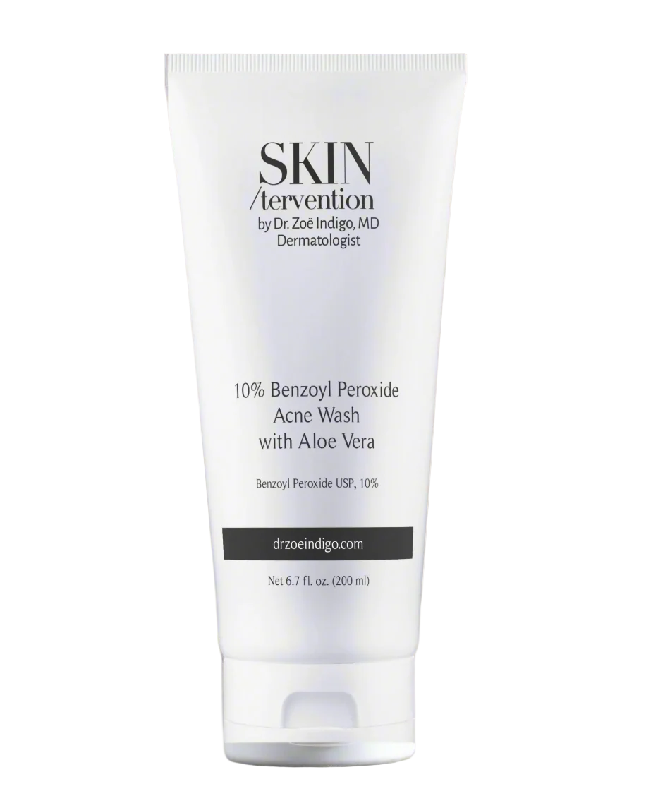 10% Benzoyl Peroxide Acne Wash with Aloe Vera