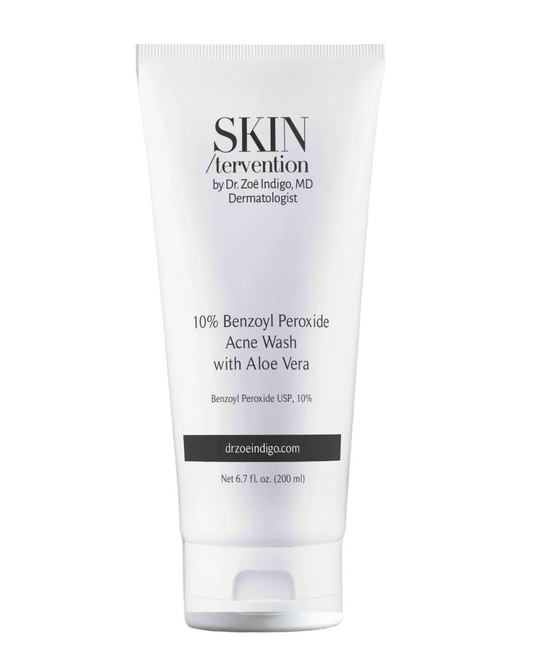 10% Benzoyl Peroxide Acne Wash with Aloe Vera