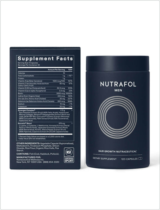 Nutrafol Men's hair growth supplement