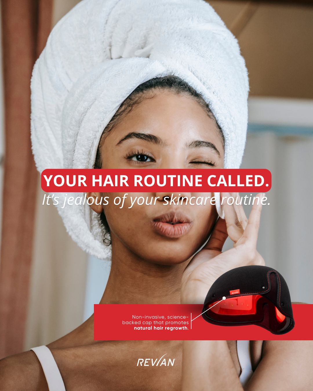 REVIAN RED Hair Growth Cap Dermatologist-Recommended Red Light Therapy for Hair Loss & Thinning Exclusive Pricing $1,500